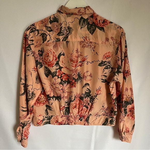 Vintage silk floral blouse - Picture 2 of 3